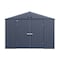 Arrow Storage Products Elite Galvalume Steel Premium Shed Storage Shed, 10 ft x 14 ft, Blue Grey EG1014AN - alternate 4